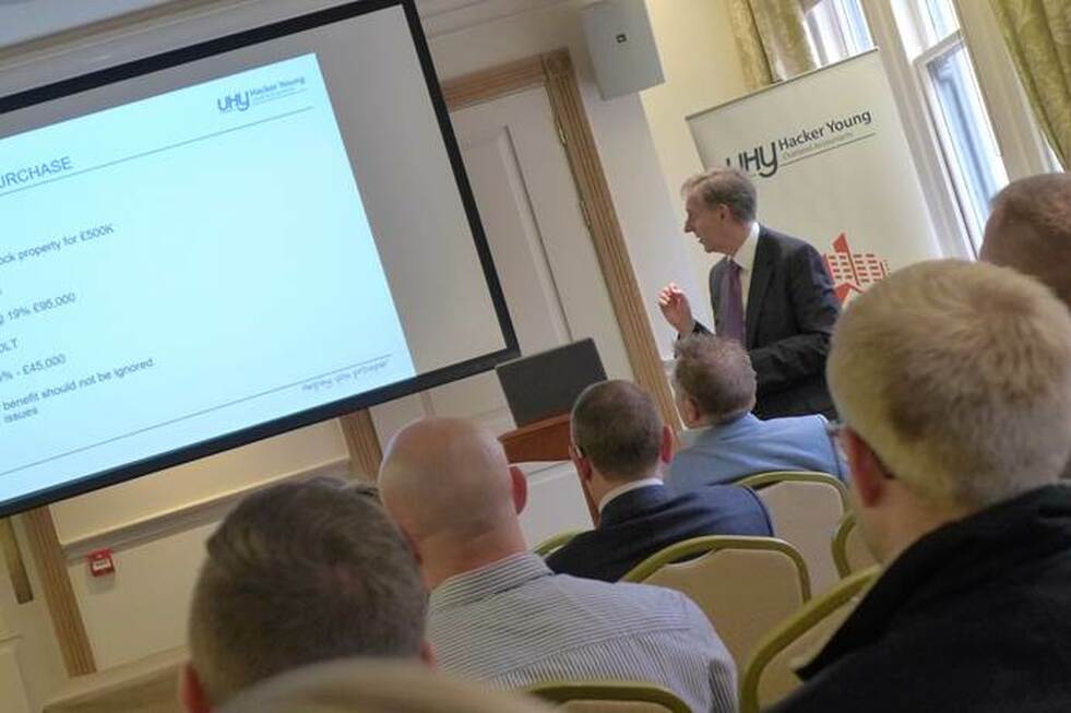 UHY, Clive Gawthorpe delivers the numbers on buying the property or buying the company in a working example.
